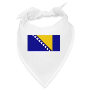 Bosnien-Herzegowina - Bandana - Weiß - Vorne