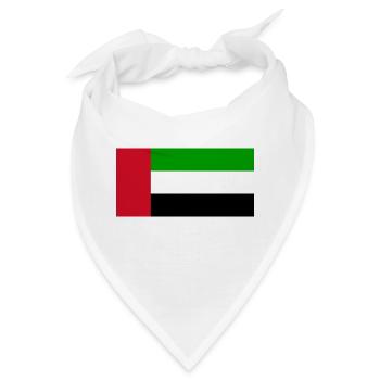 Vereinigte Arabische Emirate - Bandana - Weiß - Vorne