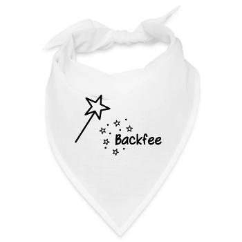 Backfee - Freude am Backen - Bandana - Weiß - Vorne
