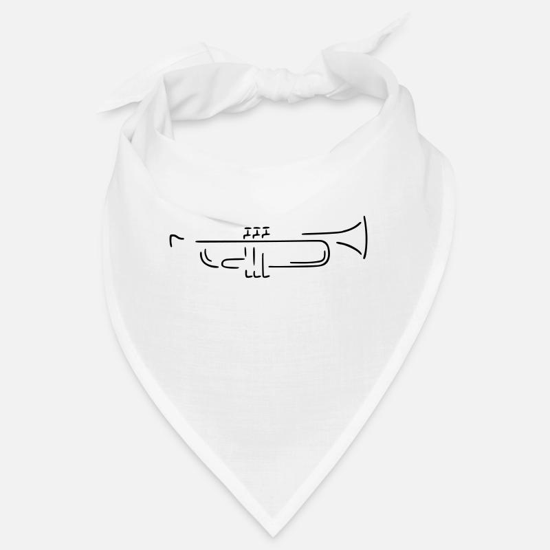 trumpet - Bandana - Weiß