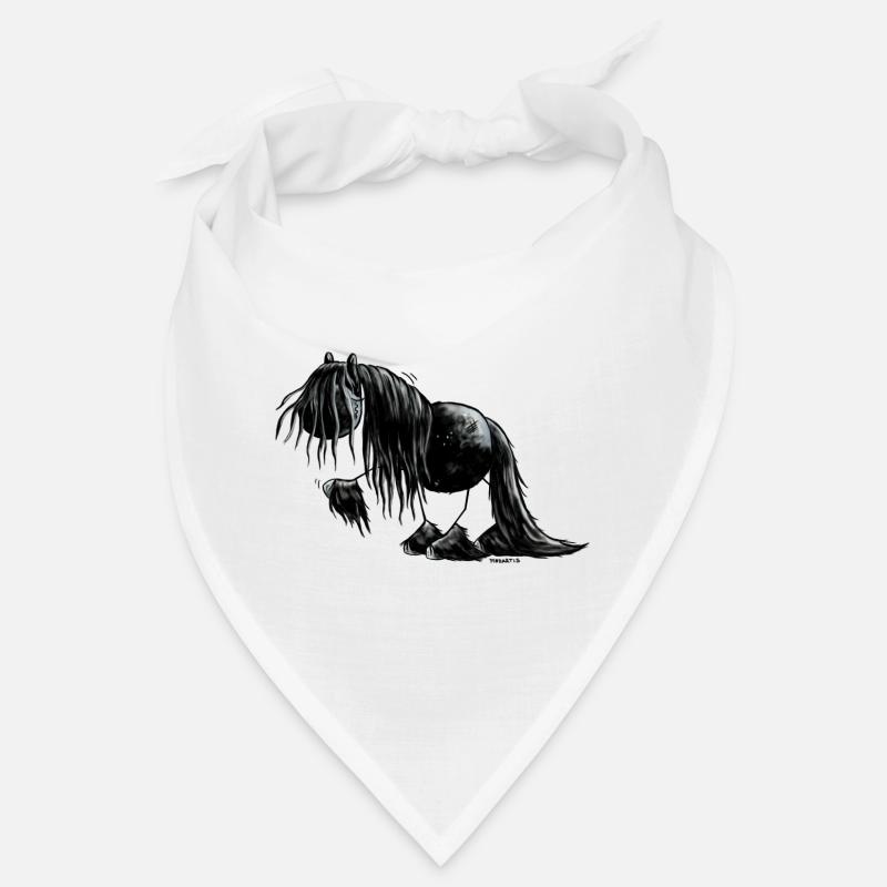 Frison cheval dessin animé Bandana