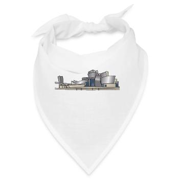 Guggenheim Museum Bilbao c - Bandana - Weiß - Vorne