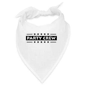 Party Crew - Bandana - Weiß - Vorne