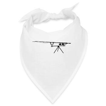 Karpfenangeln / Rod Pod - Bandana - Weiß - Vorne