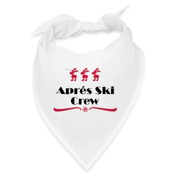 apres ski - Bandana - Weiß - Vorne