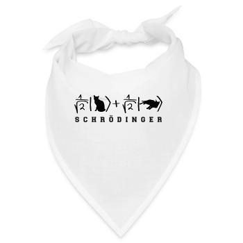 Quantenphysik Schrödinger Katze - Bandana - Weiß - Vorne