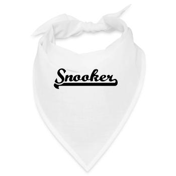 Snooker - Bandana - Weiß - Vorne