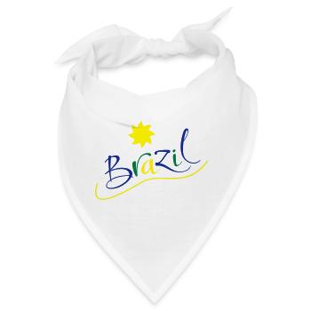 brasilien - Bandana - Weiß - Vorne