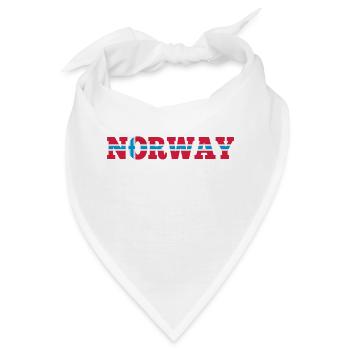 Norway Norwegen - Bandana - Weiß - Vorne