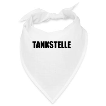 Tankstelle - Bandana - Weiß - Vorne
