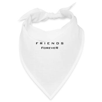 Friends ForeveR - Bandana - Weiß - Vorne