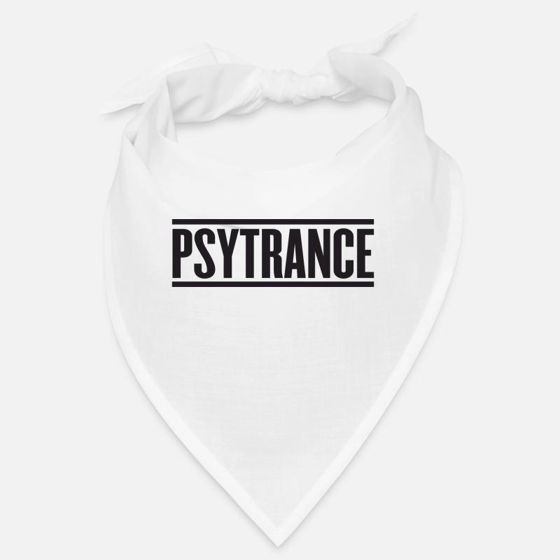 Psytrance - Bandana - blanc