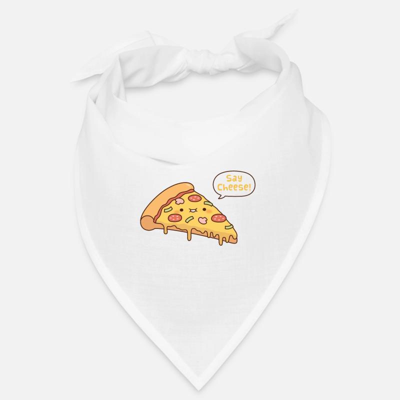 Nette Pizza Say Cheese Doodle Pun Bandana