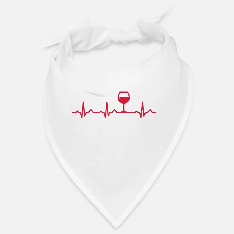 ECG red wine red wine Bandana