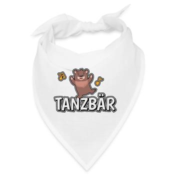 Tanzbär - Bär - Bären - Bandana - Weiß - Vorne