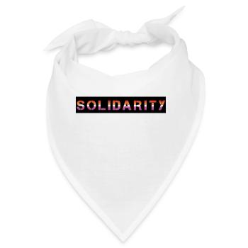 Lesben Solidarität - Bandana - Weiß - Vorne