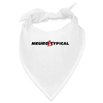 Neuroatypisch: zerebrale Anarchie - Bandana - Weiß - Vorne