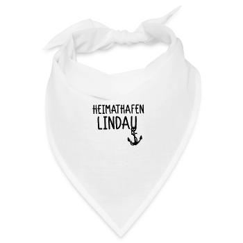 Heimathafen Lindau - Bandana - Weiß - Vorne