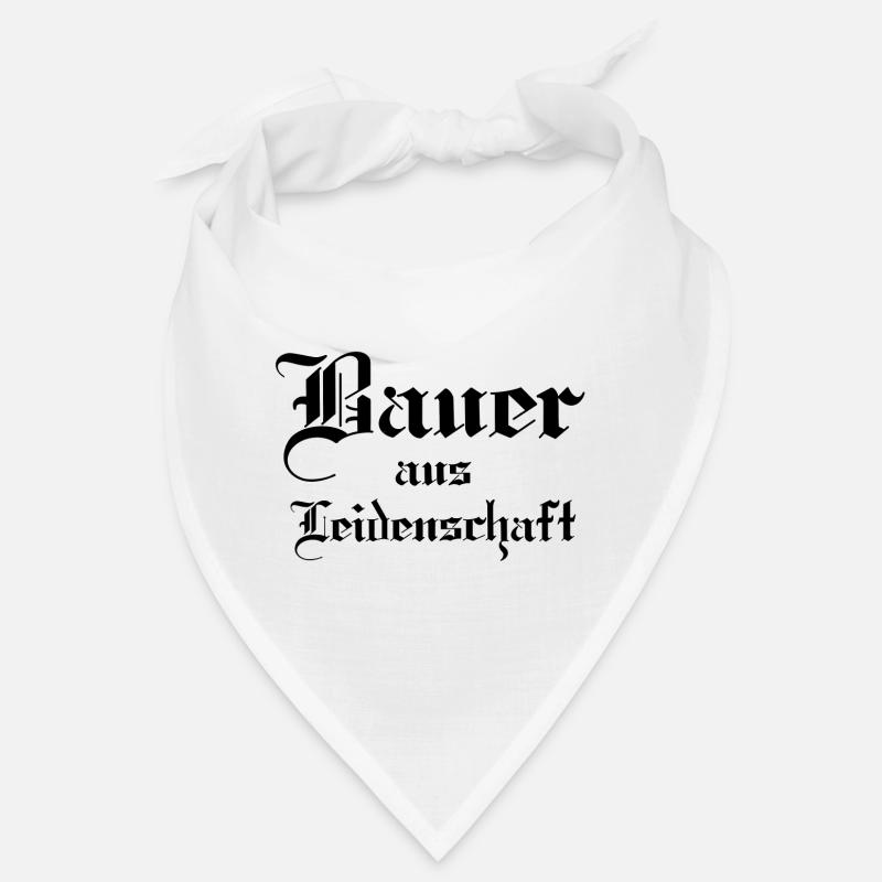 Bauer aus Leidenschaft - Bandana - Weiß