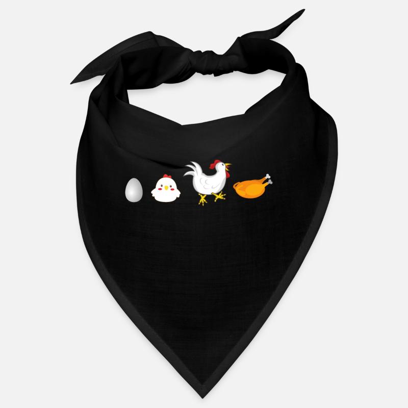 evolution egg chicken rooster hen original Bandana