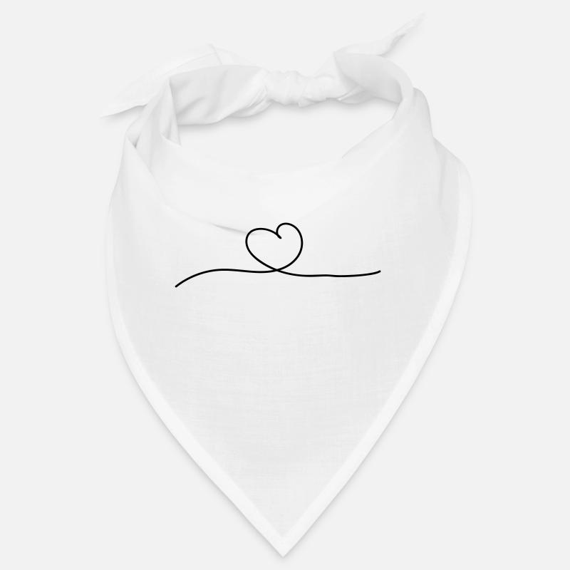 Cher Symbole Cœur Bandana