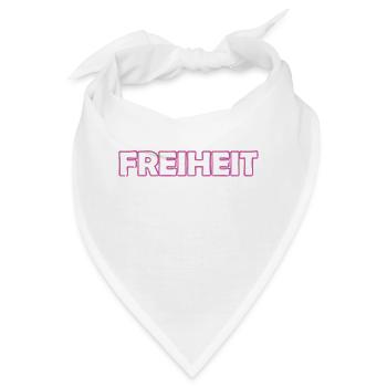 Freiheit - Bandana - Weiß - Vorne