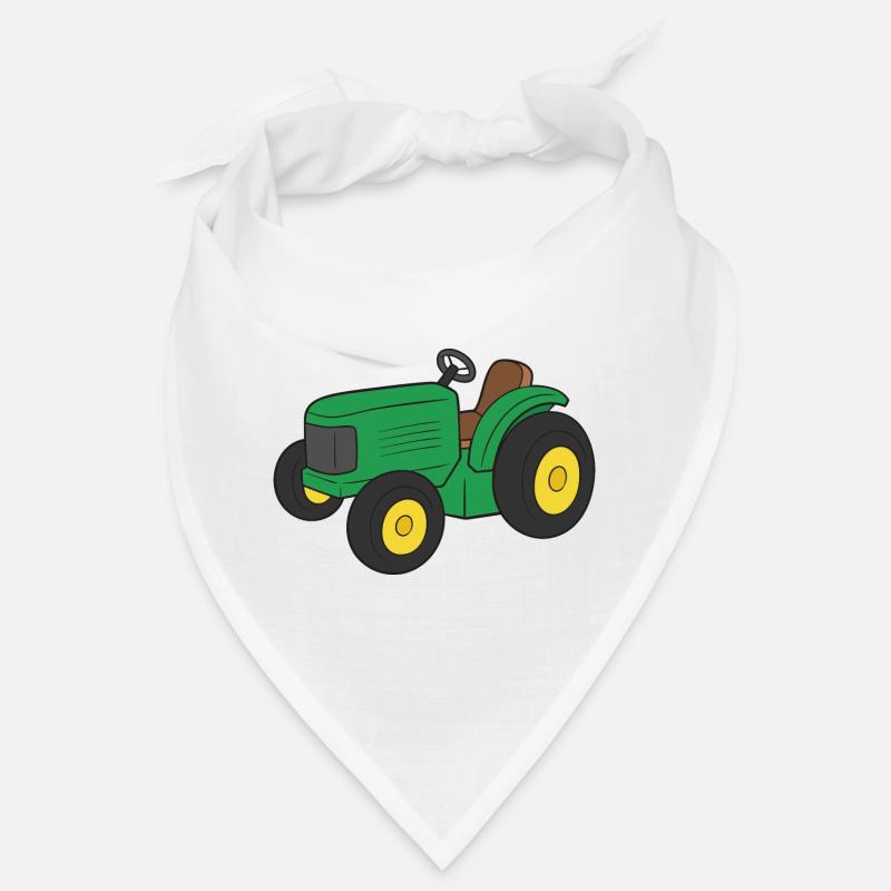Traktor - Bandana - Weiß