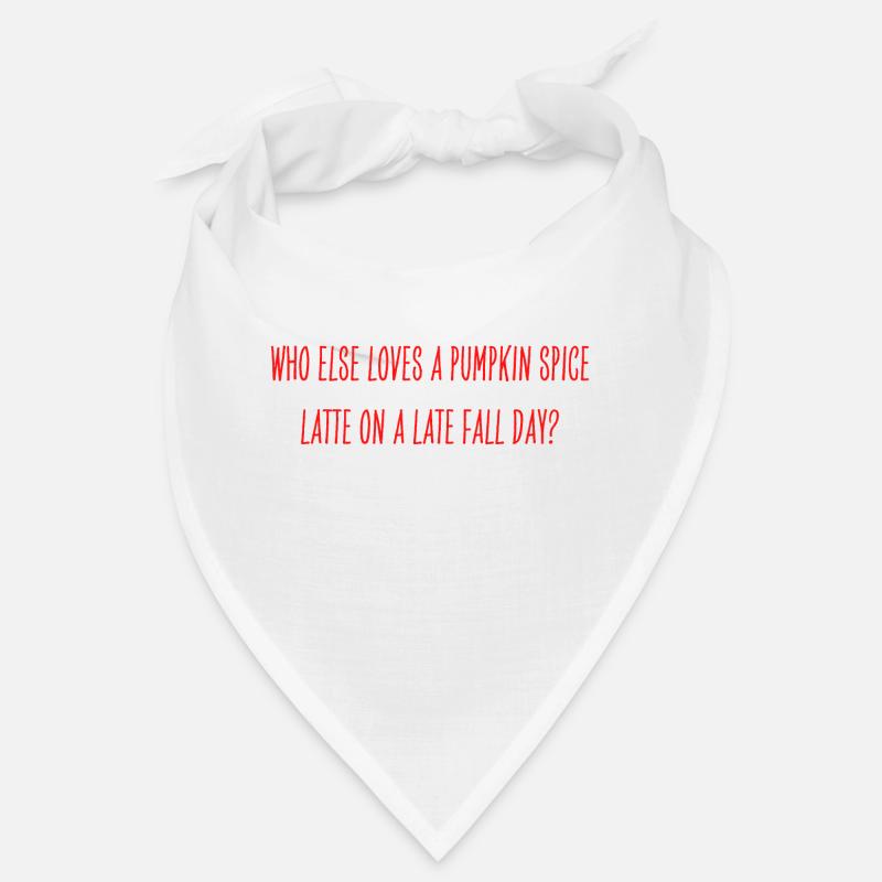 Pumpkin Spice Latte Question Bandana