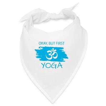 Yoga Namaste - Bandana - Weiß - Vorne