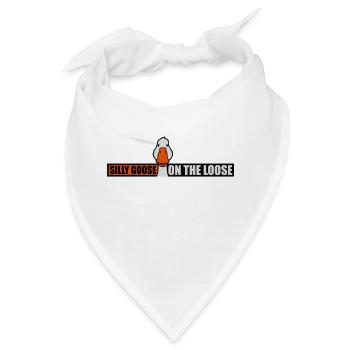 goose on the loose - Bandana - Weiß - Vorne