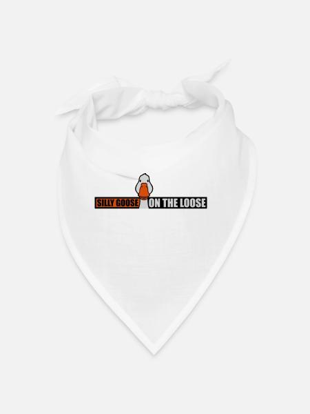goose on the loose - Bandana - white - Front