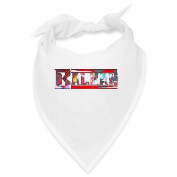 Exyu Balkan Rock Bosnien Kroatien Serbien - Bandana - Weiß - Vorne