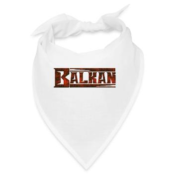 Exyu Balkan Rock Bosnien Kroatien Serbien - Bandana - Weiß - Vorne