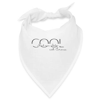 Cool, noch ein Jahr seit Corona - Bandana - Weiß - Vorne