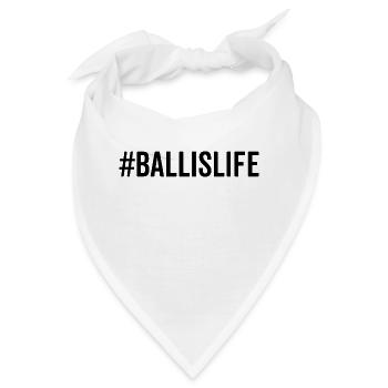 #Ballislife - Bandana - Weiß - Vorne