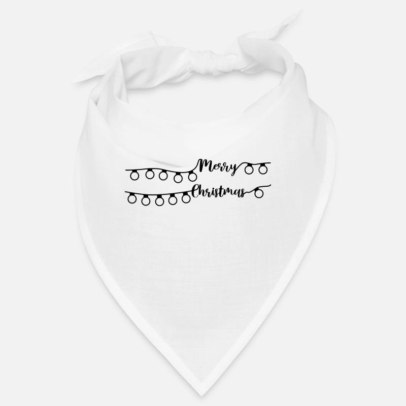 Merry Christmas Lichterkette Bandana