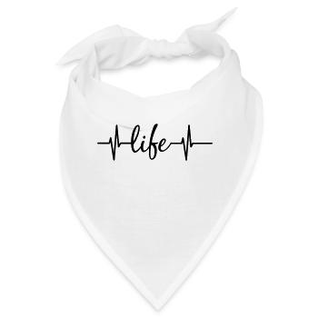 Life - Bandana - Weiß - Vorne