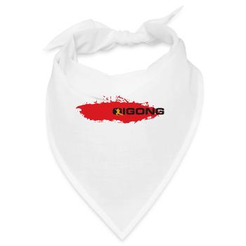 qigong blood - Bandana - Weiß - Vorne
