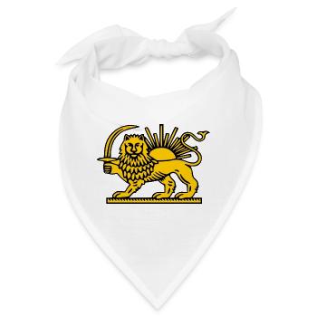 Iran löwe - Bandana - Weiß - Vorne