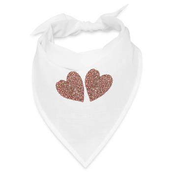 doppelherzen style - Bandana - Weiß - Vorne