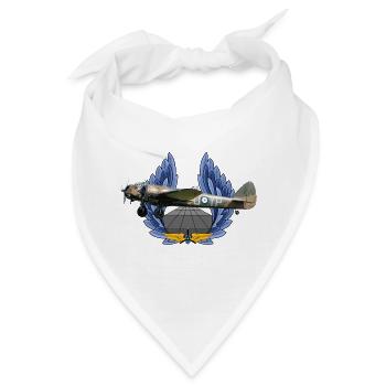 Bristol Blenheim - Bandana - Weiß - Vorne