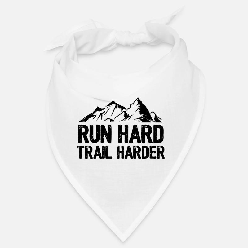 Courez fort. Trail plus difficile. Bandana