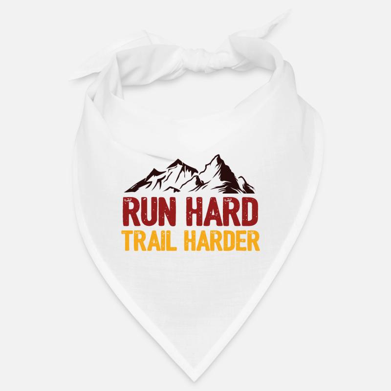Courez fort. Trail plus difficile. Bandana