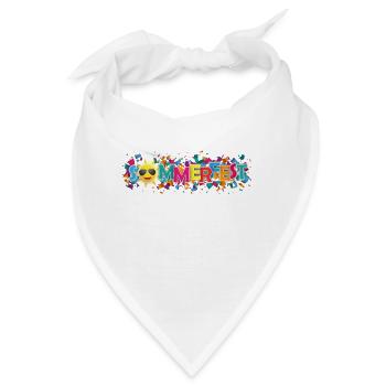 Colored Paper Confetti Sun Sommerfest - Bandana - Weiß - Vorne