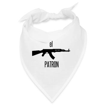 El Patron – Der Anführer Look - Bandana - Weiß - Vorne