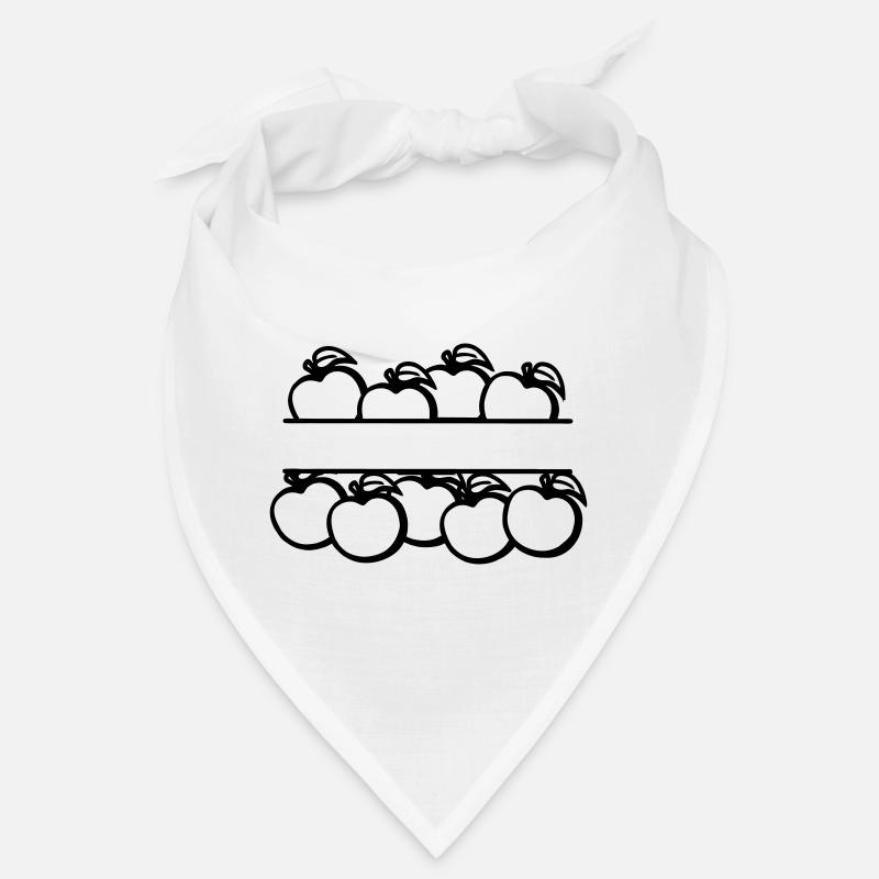 Äpfel Banner transparent Bandana
