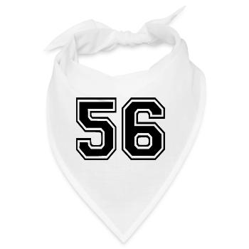 56 - Bandana - Weiß - Vorne