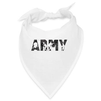 Heer, Militär, Luftwaffe, Marine, Marine, Amerika, USA - Bandana - Weiß - Vorne