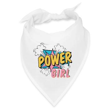 Power Girl - Comicstyle - Bandana - Weiß - Vorne