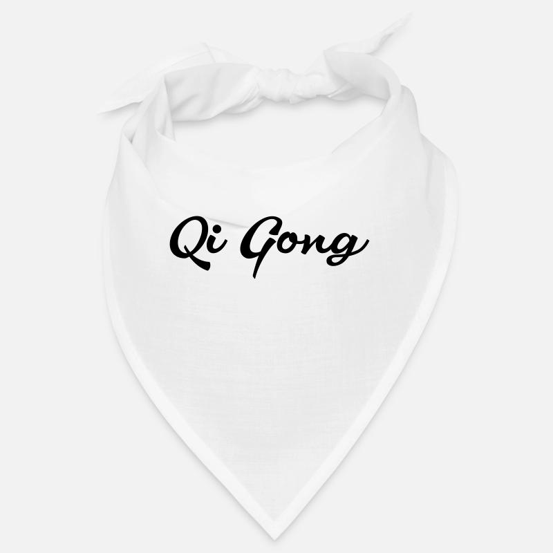 Qigong Cursive Lettering Bandana